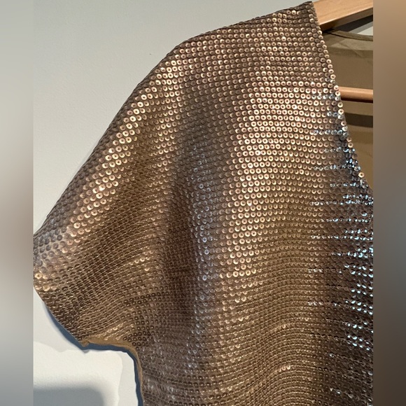 T Los Angeles silk top with sequins - Picture 8 of 8